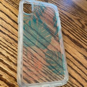Otterbox iPhone X palm leaves case